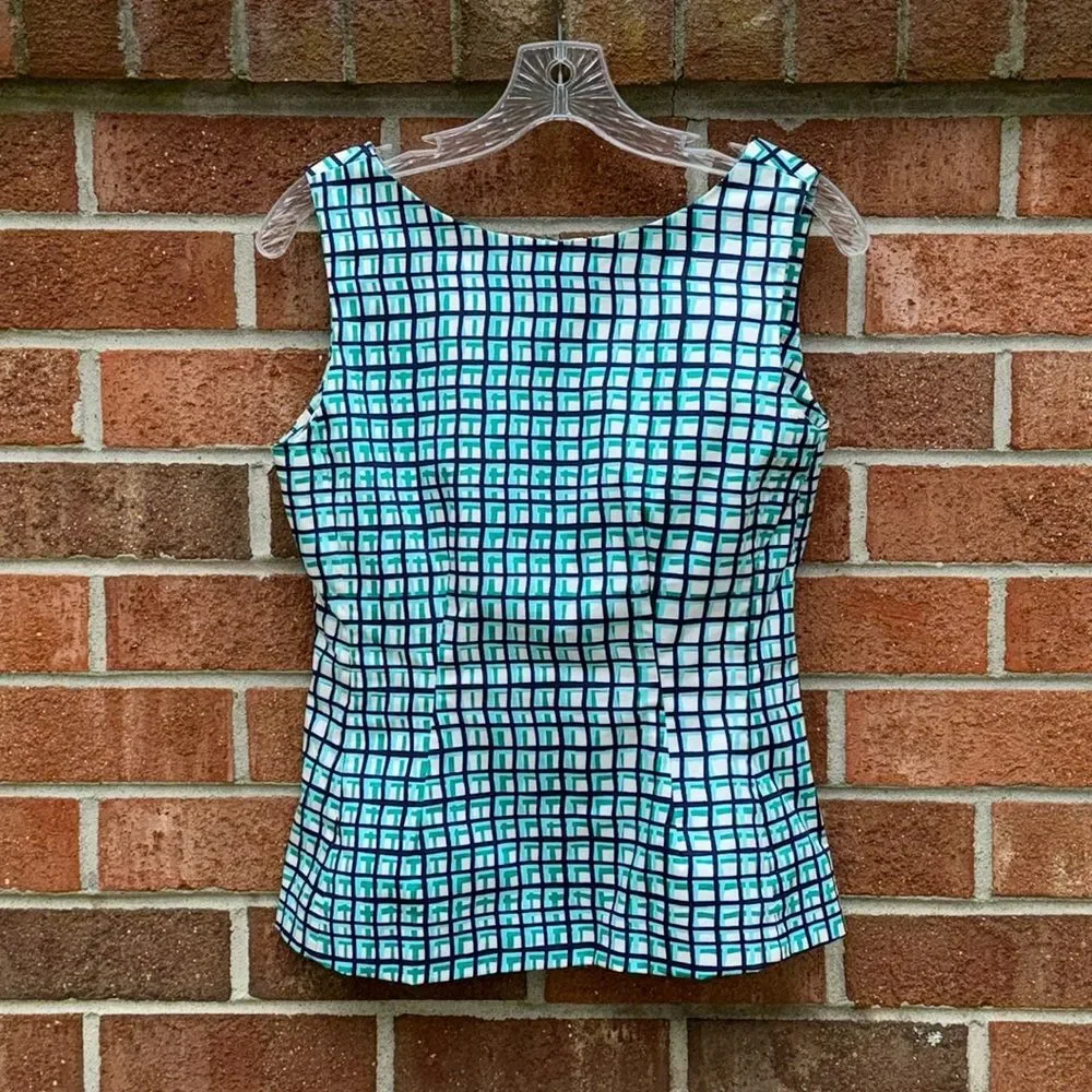Kate Spade Tatiana Sleeveless Peplum Top sz Medium